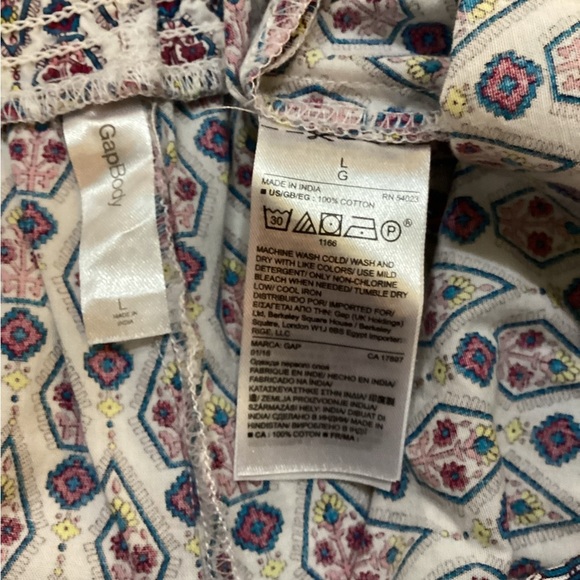 Gap Body cinched sides pull on sleep shorts Woman’s size Large - Picture 7 of 9